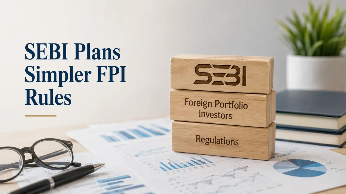 SEBI Plans Simpler FPI Rules And Intermediary Changes To Improve Market Efficiency