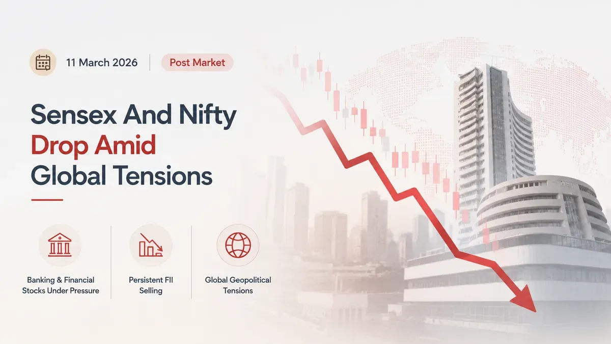 Post Market, 11 March 2026: Sensex And Nifty Drop Amid Global Tensions 