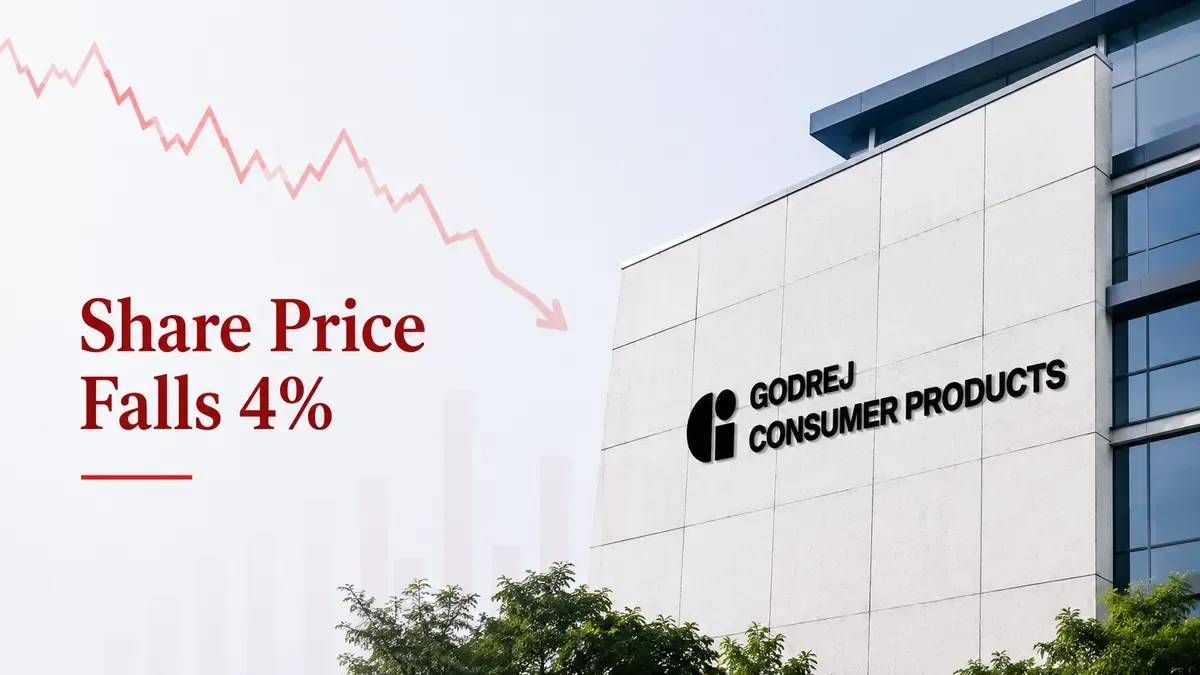 Godrej Consumer Share Price Falls 4% To 52-Week Low; Inventory Reset, Higher Costs In Focus 