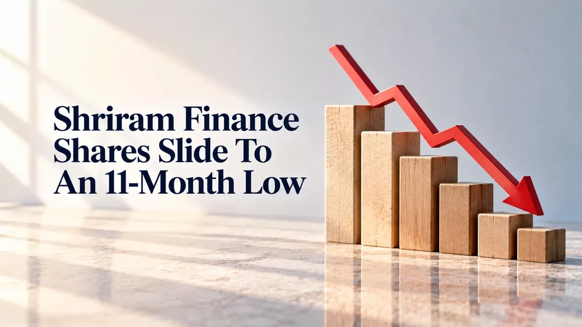 Shriram Finance Shares Slide To An 11-Month Low Despite 60% Profit Growth As Credit Costs And Rural Stress Rise