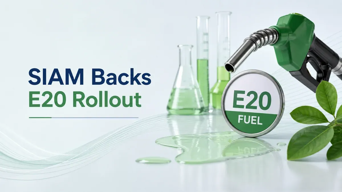 SIAM Withdraws Fuel Quality Letter, Reaffirms Support For E20 Rollout 