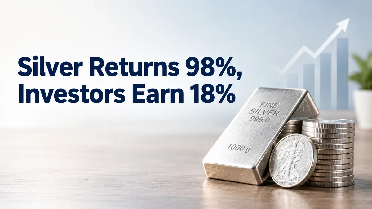 silver returns 98 percent investors made 18 percent Silver Returns 98% In One Year, But Investors Made Just 18%: Here’s Why