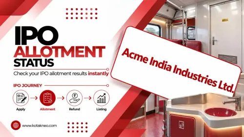 Acme India Industries IPO Allotment Status: Check Online on Bigshare Services & BSE SME