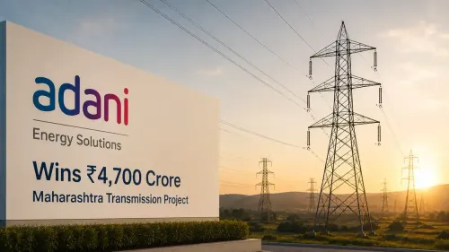 adani energy solutions wins 4700 crore maharashtra transmission project shares rise Adani Energy Solutions Bags ₹4,700 Crore Maharashtra Transmission Project