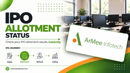ArMee Infotech IPO Allotment Status: Check Online on Cameo Corporate Services, NSE & BSE