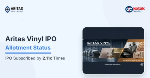 Aritas Vinyl IPO Allotment Status: Here’s How to Check Allotment Online