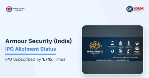 Armour Security (India) IPO Allotment Status: Here’s How to Check Allotment Online
