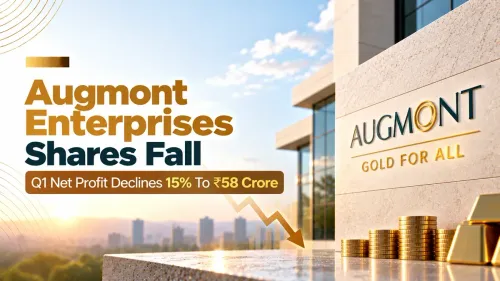 augmont enterprises share price q1 profit falls Augmont Enterprises Shares Slip 3% As Q1 Profit Falls 15%