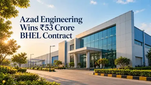 azad engineering shares rise after securing bhel gas turbine contract Azad Engineering Shares Gain 2% In Early Trade After Winning ₹52.68 Crore BHEL Contract For Critical Gas Turbine Components
