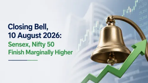 Closing Bell, 10 August 2026: Benchmarks Trade In The Narrow Range, Close Marginally Higher
