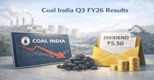 Coal India Q3 FY26: Profit Drops 16%; Declares ₹5.50 Dividend