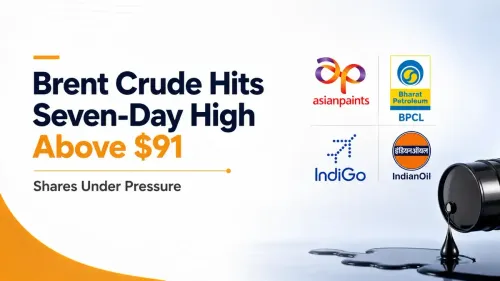 Brent crude hits seven-day high above $91: IndiGo, Asian Paints, BPCL and Indian Oil shares under pressure 