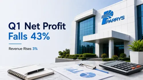 eid parry q1 fy 2026 27 results net profit falls revenue rises EID Parry Q1 FY 2026-27 Results: Net Profit Falls 43% To Rs 142 Crore, Revenue Rises 3%