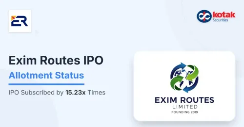 Exim Routes IPO Allotment Status: Here’s How to Check Allotment Online