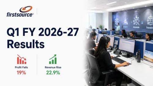 Firstsource Solutions Q1 FY 2026-27 Results: Profit Falls 19% QoQ, Shares Slump Over 13% 