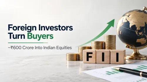 Foreign Investors Turn Buyers As FIIs Bring ~₹600 Crore Into Indian Equities 