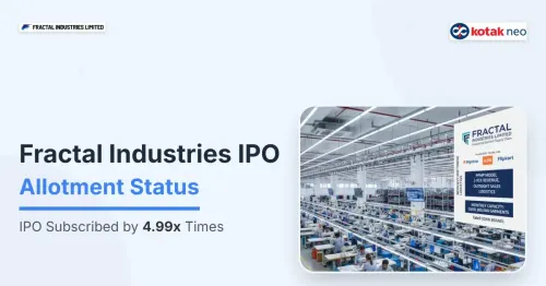 Fractal Industries IPO Allotment Status: Here’s How to Check Allotment Online