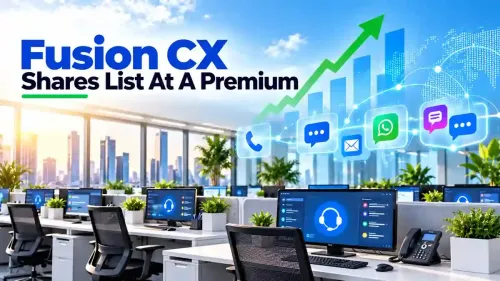 Fusion CX IPO Listing: Shares List At A Premium Of 5.54% On The NSE After Moderate Subscription During Bidding Period