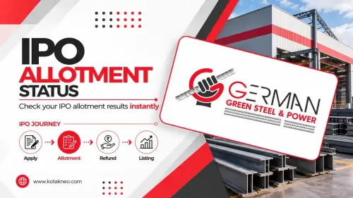 German Green Steel & Power IPO Allotment Status: Check Online on Bigshare Services, NSE & BSE