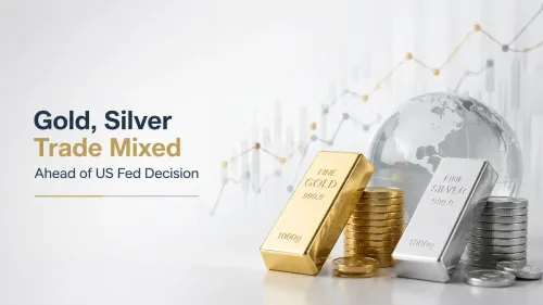 Gold, Silver Trade Mixed Ahead of US Fed Decision