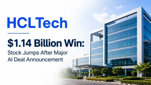 HCLTech Wins $1.14 Billion AI Deal With Fortune Global 50 Company, Shares Jump 5%