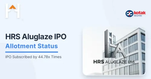 HRS Aluglaze IPO Allotment Status: Here’s How to Check Allotment Online