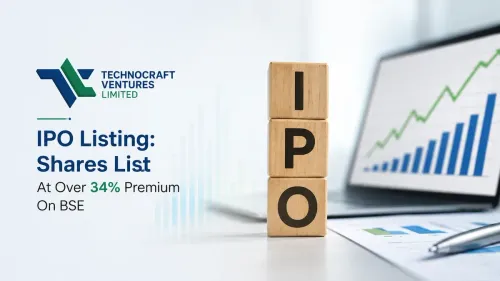 Technocraft Ventures IPO Listing: Shares List At Over 34% Premium On BSE