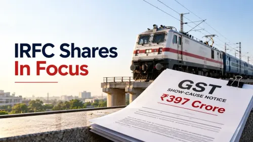 IRFC Shares In Focus Today After ₹397 Crore GST Show-Cause Notice From Bihar Authority