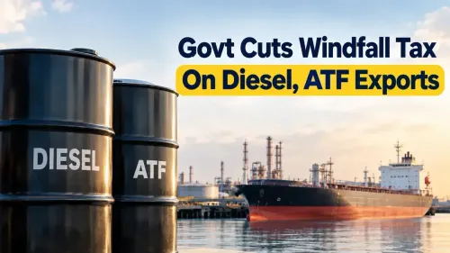 Govt Cuts Windfall Tax On Diesel, ATF Exports From 1 October
