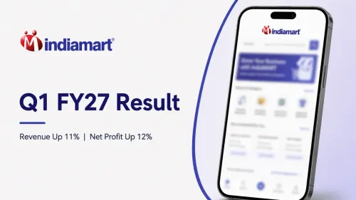 indiamart q1 fy27 results revenue up 11 percent IndiaMART Q1 FY27 Results