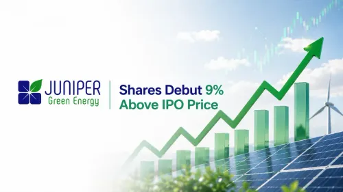 juniper green energy shares list at 9 percent premium Juniper Green Energy Listing