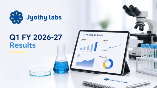 jyothy labs q1 fy 2026 27 results net profit falls 508 shares slide 5 on weak print Jyothy Labs Q1 FY 2026-27 Results: Net Profit Falls 50.8%, Shares Slide 5% On Weak Print