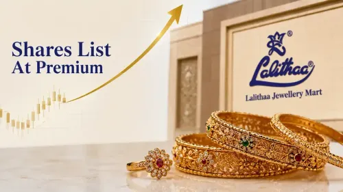 lalithaa jewellery mart shares list at over 31 percent premium Lalithaa Jewellery Mart IPO Listing: Shares List At A Premium Of Over 31%
