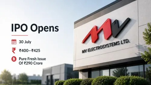 mv electrosystems ipo july 30 price band railway equipment listing MV Electrosystems IPO Opens 30 July