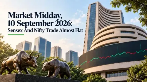 Market Midday, 10 September 2026: Sensex And Nifty Trade In The Narrow Range 
