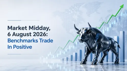 market midday 6 august 2026 sensex nifty 50 in the green Market Midday, 6 August 2026