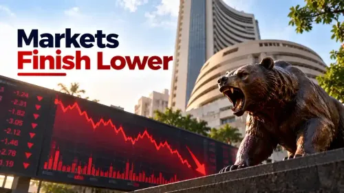 sensex nifty fall for second day Closing Bell, 22 October 2026: Bears Reign Supreme As Sensex And Nifty 50 Close In The Red For Second Day Straight