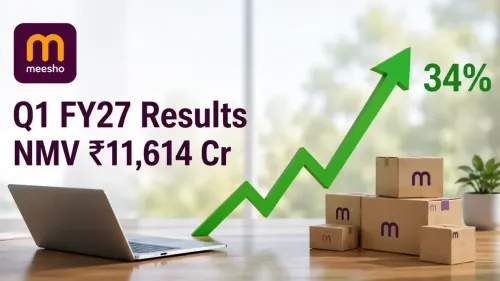 meesho q1 fy27 results nmv up 34 percent Meesho Q1 FY27 Results: Marketplace Revenue Rises 48%