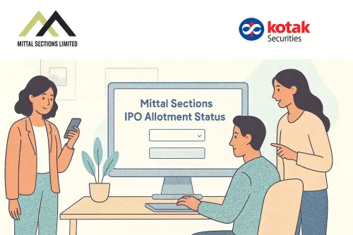 Mittal Sections IPO Allotment Status: Ways to Check Online