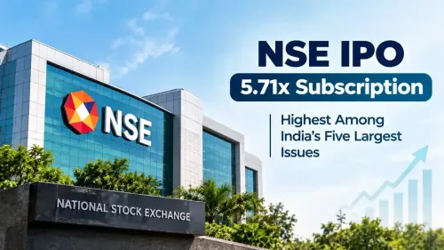 NSE IPO Gets 5.71x Subscription, Highest Among India’s Five Largest Issues 
