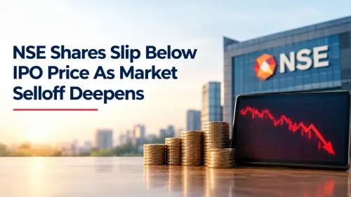 NSE Shares Slip Below IPO Price As Market Selloff Deepens 