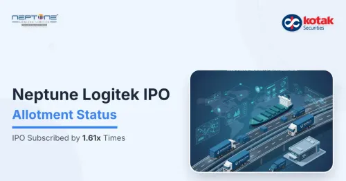 Neptune Logitek IPO Allotment Status: Here’s How to Check Allotment Online