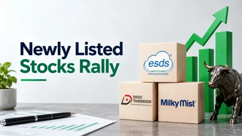 Newly Listed Stocks Rally: ESDS, Dhoot Transmission, Milky Mist Hit Up To 10% Upper Circuits 