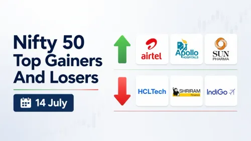 nifty 50 top gainers and losers today 14 july 2026 Nifty 50 Top Gainers and Losers Today, July 14: Bharti Airtel, Apollo Hospitals