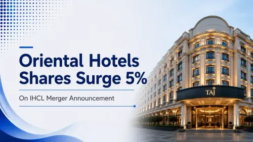 oriental hotels shares surge 5 percent on ihcl merger announcement Oriental Hotels Shares Surge 5% On IHCL
