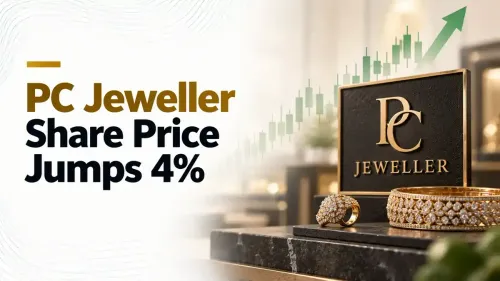 pc jeweller share price jumps debt clearance 10th bank PC Jeweller Share Price Jumps 4% After 10th Bank Debt Clearance; Stock Up 38% in a Week