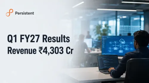 Persistent Q1 FY27 Results: Revenue Rises 16.1% YoY To ₹4,303 Crore