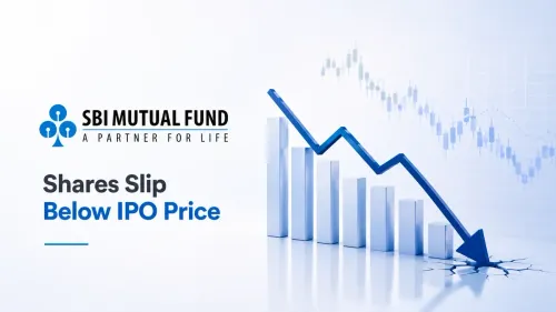 sbi funds management shares below ipo price after listing down 8 from debut SBI Funds Management Shares