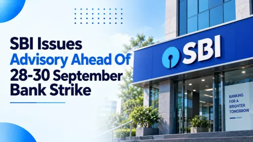 sbi bank strike september 28 30 customer advisory SBI Issues Fresh Advisory Ahead Of September 28-30 Bank Strike, Asks Customers To Plan Banking Work