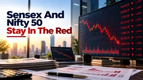 market midday 22 october 2026 sensex nifty 50 trade in red Market Midday, 22 October 2026: Sensex And Nifty 50 Continue To Trade In The Red Despite Paring Early Losses